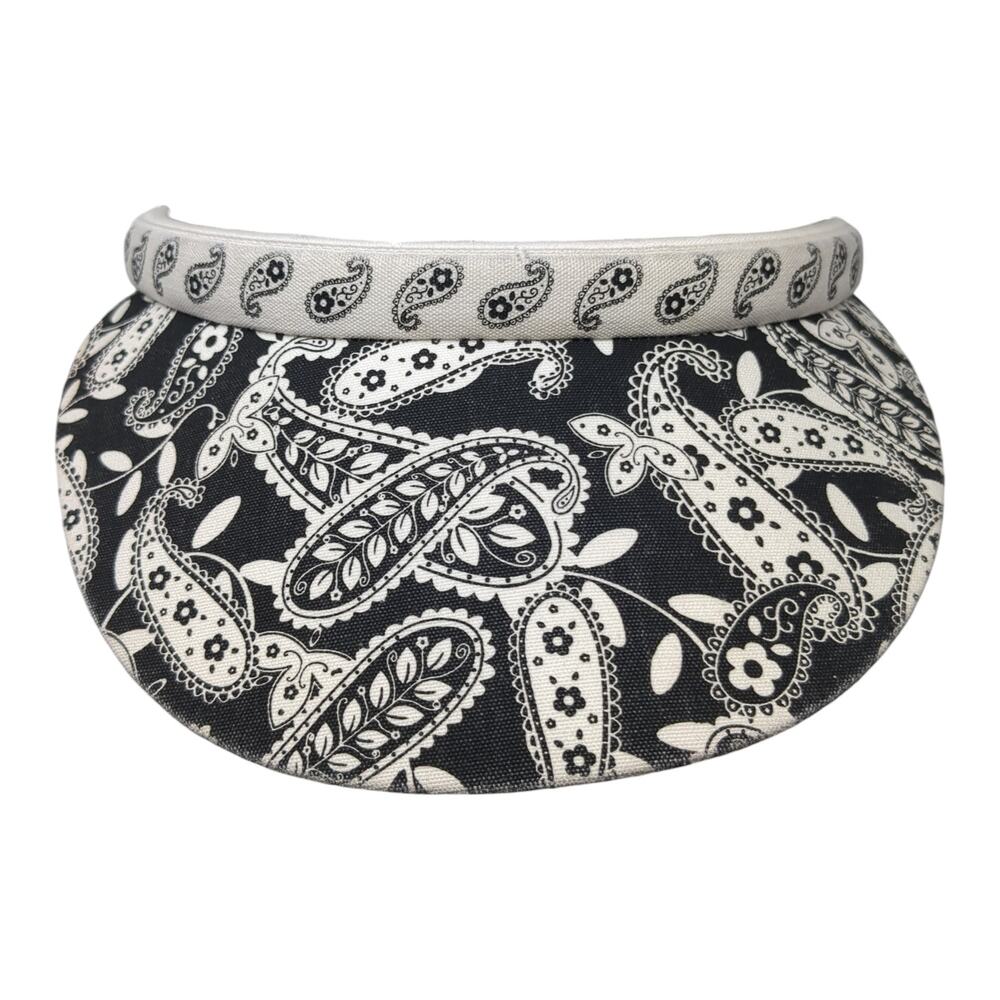 Paisley Sun Visor Cap Multicolor One Size Adjustable Lightweight Summer Living